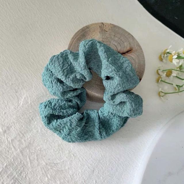 Soft Faux Fur Hair Scrunchies Plush Elastic Hair Bands Women Girls Ponytail Holder Rubber Band Fashion Headwear Ponytail Holder Accessories for Women Stevvex