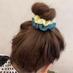 Soft Faux Fur Hair Scrunchies Plush Elastic Hair Bands Women Girls Ponytail Holder Rubber Band Fashion Headwear Ponytail Holder Accessories for Women Stevvex