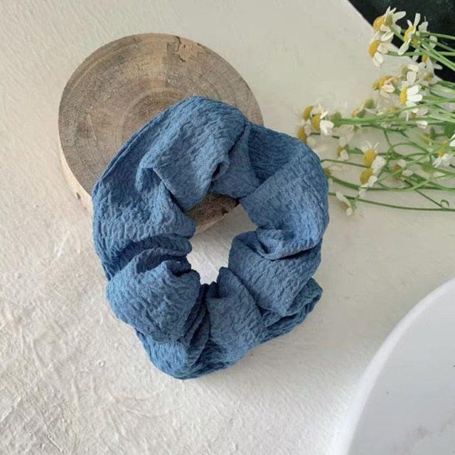 Soft Faux Fur Hair Scrunchies Plush Elastic Hair Bands Women Girls Ponytail Holder Rubber Band Fashion Headwear Ponytail Holder Accessories for Women Stevvex