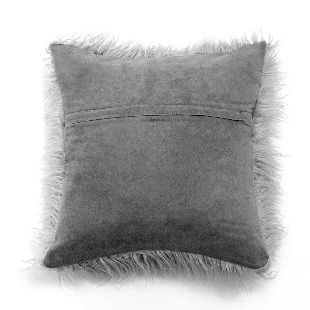 Soft Fur Polyester Cotton Pillow Covers Cushion Covers Luxury Soft Decorative Pillow Covers Home Decor Pillow Covers Living Room Bedroom Decorative Pillowcase Shaggy Fluffy Cover 45x45CM Stevvex