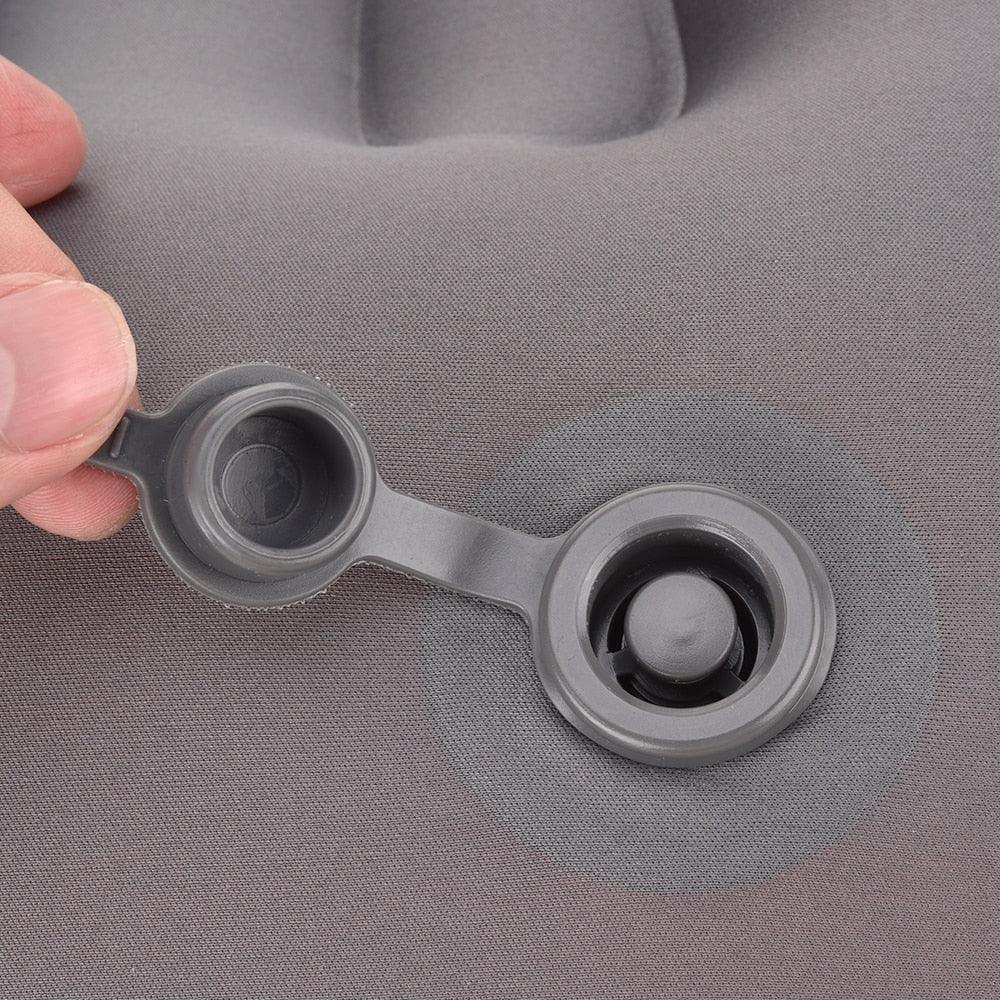 Soft Neck Protective Head Rest Pillow Portable Outdoor Travel Camping Pillow Compressible Inflatable Cushion Portable Outdoor Travel Camping Pillow Compressible Inflatable Cushion Soft Neck Protective Head Rest Pillow Durable Portable Fold Outdoor Travel Stevvex