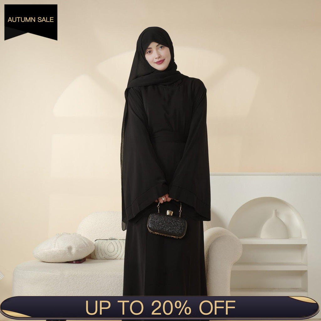 Soft Nidha Plain Abaya (MA005) - SJB-DIAMOND ELITES