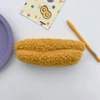 Soft Plush Pencil Case Stationery Pouch Cosmetic Zipper Pouch Bag Simple Lightweight Design Stevvex
