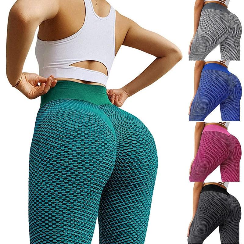 Soft Push Up Leggings Woman Tights Workout Leggings Sport Running Gym Yoga Pants Women Leggings High Waisted Tummy Control Lift Up Yoga Pants Female Fitness Trendy Leggings Stevvex