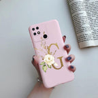 Soft Silicone Bumpers Protective Cover Anti-Scratch Shockproof Phone Case For Redmi 10C Case 6.71" Cute Letters Cover Soft Silicone Phone Case For Xiaomi Redmi 10C 10 C Redmi10C Shockproof Bumper Phone Case Stevvex