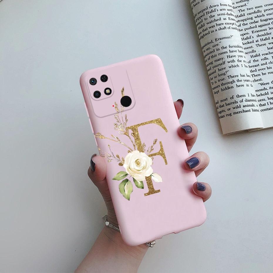 Soft Silicone Bumpers Protective Cover Anti-Scratch Shockproof Phone Case For Redmi 10C Case 6.71" Cute Letters Cover Soft Silicone Phone Case For Xiaomi Redmi 10C 10 C Redmi10C Shockproof Bumper Phone Case Stevvex