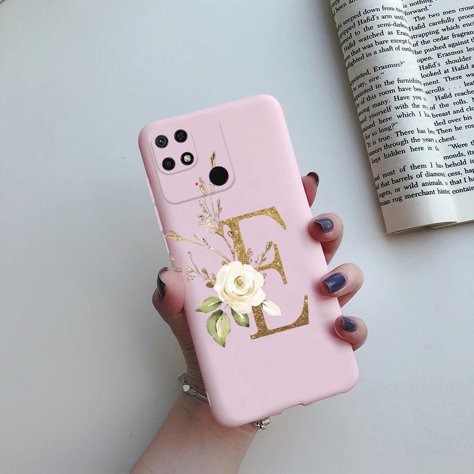 Soft Silicone Bumpers Protective Cover Anti-Scratch Shockproof Phone Case For Redmi 10C Case 6.71" Cute Letters Cover Soft Silicone Phone Case For Xiaomi Redmi 10C 10 C Redmi10C Shockproof Bumper Phone Case Stevvex