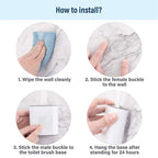 Soft Silicone Head Toilet Brush With Holder Black Wall-Mounted Detachable Handle Bathroom Cleaner Durable Accessories Silicone Toilet Brush Wall Mounting Toilet Brush No-Slip Long Handle Soft Silicone Bristle Toilet Corner Cleaner Stevvex