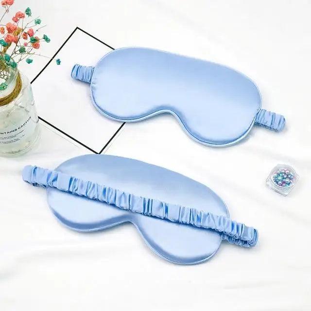 Soft  Silk Sleep Eye Mask Portable Travel Eye Patch Nap Eye Patch Super Smooth Eye Mask Eye Cover Sleeping Mask Night Stevvex