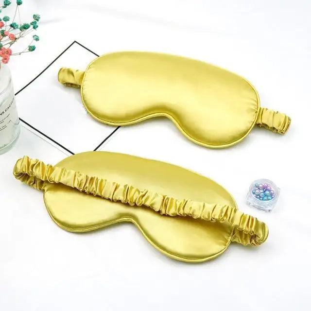Soft  Silk Sleep Eye Mask Portable Travel Eye Patch Nap Eye Patch Super Smooth Eye Mask Eye Cover Sleeping Mask Night Stevvex