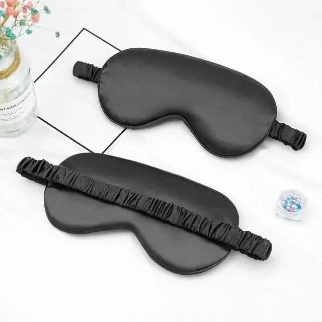 Soft  Silk Sleep Eye Mask Portable Travel Eye Patch Nap Eye Patch Super Smooth Eye Mask Eye Cover Sleeping Mask Night Stevvex