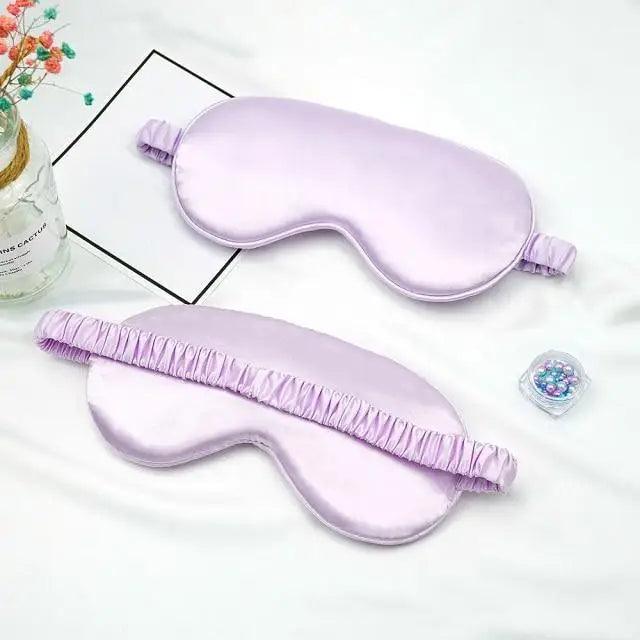 Soft  Silk Sleep Eye Mask Portable Travel Eye Patch Nap Eye Patch Super Smooth Eye Mask Eye Cover Sleeping Mask Night Stevvex