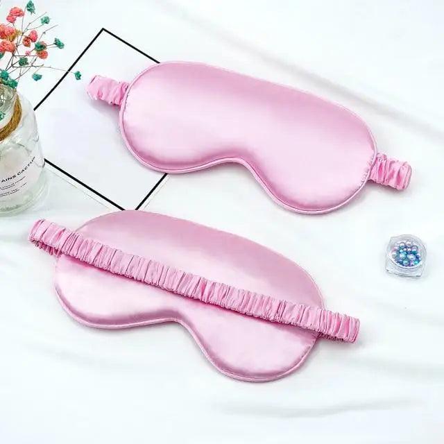 Soft  Silk Sleep Eye Mask Portable Travel Eye Patch Nap Eye Patch Super Smooth Eye Mask Eye Cover Sleeping Mask Night Stevvex