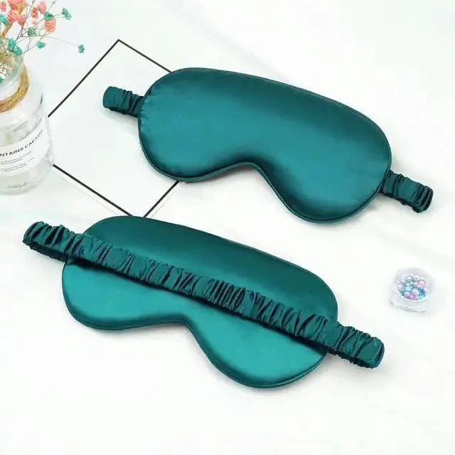 Soft  Silk Sleep Eye Mask Portable Travel Eye Patch Nap Eye Patch Super Smooth Eye Mask Eye Cover Sleeping Mask Night Stevvex