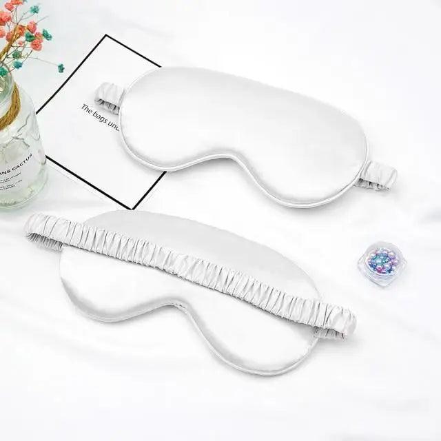 Soft  Silk Sleep Eye Mask Portable Travel Eye Patch Nap Eye Patch Super Smooth Eye Mask Eye Cover Sleeping Mask Night Stevvex
