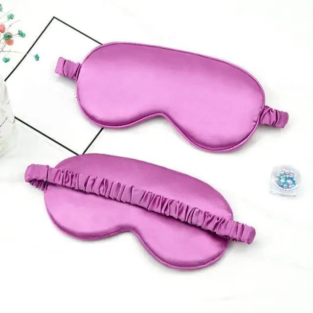 Soft  Silk Sleep Eye Mask Portable Travel Eye Patch Nap Eye Patch Super Smooth Eye Mask Eye Cover Sleeping Mask Night Stevvex