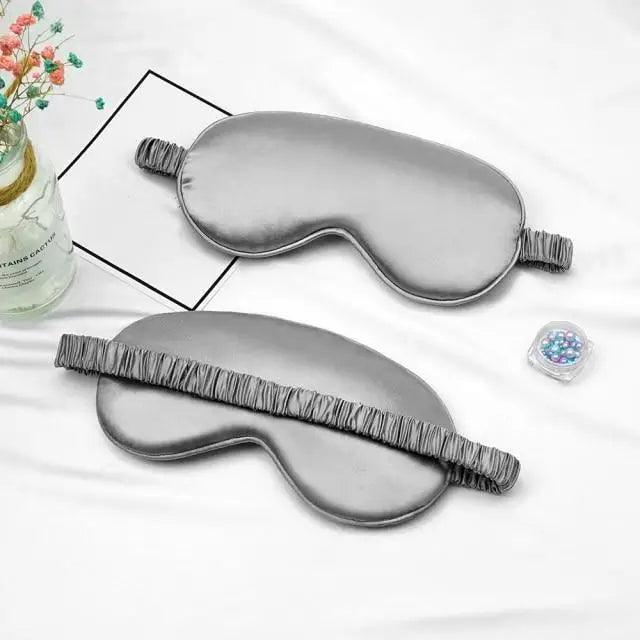 Soft  Silk Sleep Eye Mask Portable Travel Eye Patch Nap Eye Patch Super Smooth Eye Mask Eye Cover Sleeping Mask Night Stevvex