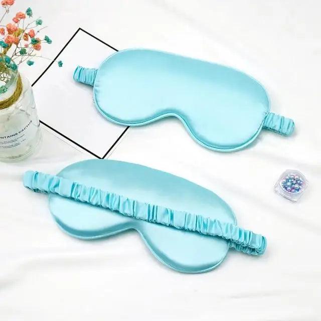 Soft  Silk Sleep Eye Mask Portable Travel Eye Patch Nap Eye Patch Super Smooth Eye Mask Eye Cover Sleeping Mask Night Stevvex