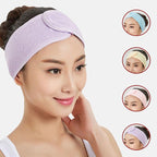 Soft Toweling Hair Accessories Girls Headbands for Face Washing Bath Makeup Hair Band Women Adjustable SPA Facial Headband Gorgeous Hair Accessories For Women Stevvex
