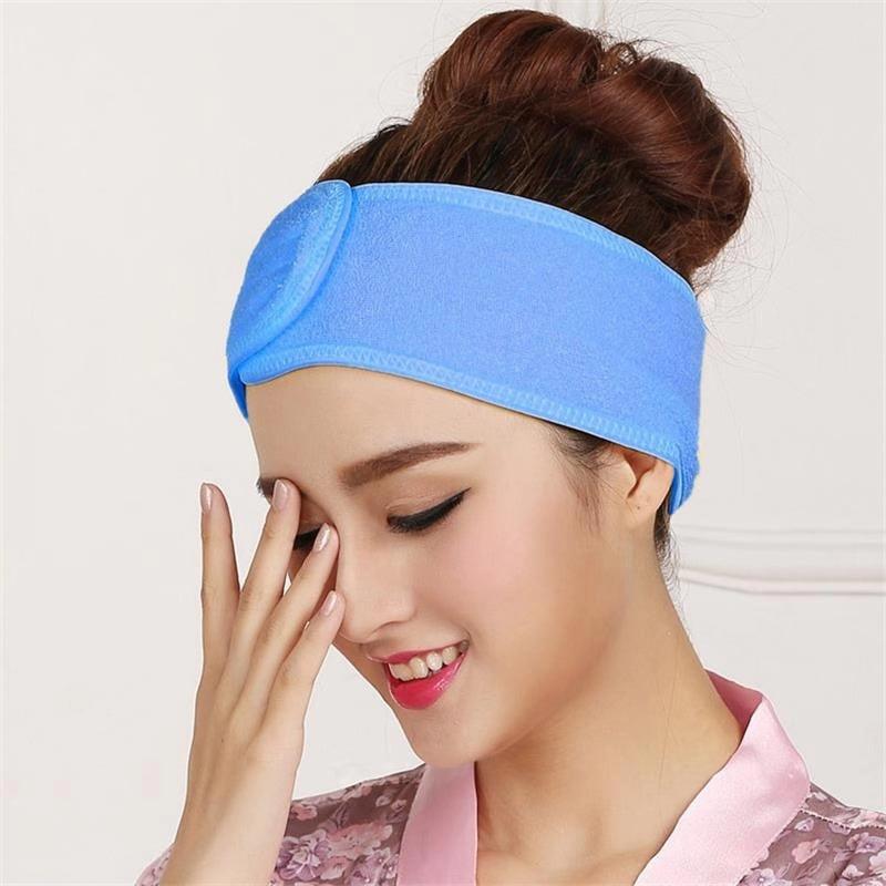 Soft Toweling Hair Accessories Girls Headbands for Face Washing Bath Makeup Hair Band Women Adjustable SPA Facial Headband Gorgeous Hair Accessories For Women Stevvex