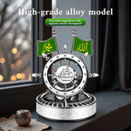 Solar-Powered Islamic Style Car Fragrance Diffuser | Auto-Rotating Aroma Dispenser with Light Activation (MAC270)