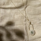 Solar Quartz Eye Necklace Moonstone Pendant Gold Filled Chain Spiritual Jewelry BandsCo Straps
