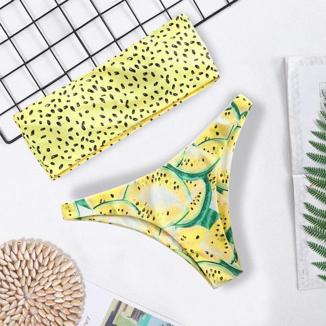 Solid Bikini Set Swimsuit Women Bikini Swimwear Female Halter Top Bathing Suit Swimming Wear Bikini High Cut Swimsuit High Waist Plus Size Summer Swimwear Stevvex