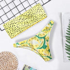 Solid Bikini Set Swimsuit Women Bikini Swimwear Female Halter Top Bathing Suit Swimming Wear Bikini High Cut Swimsuit High Waist Plus Size Summer Swimwear Stevvex