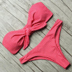 Solid Bikini Set Swimsuit Women Bikini Swimwear Female Halter Top Bathing Suit Swimming Wear Bikini High Cut Swimsuit High Waist Plus Size Summer Swimwear Stevvex