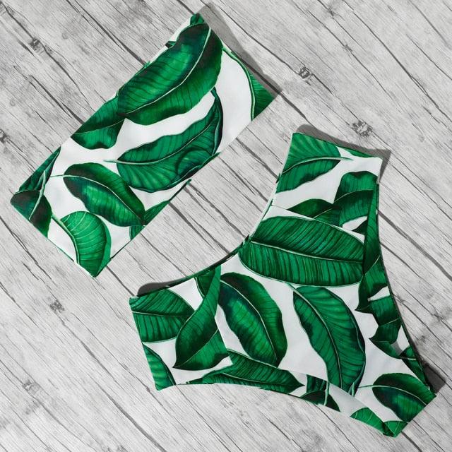 Solid Bikini Set Swimsuit Women Bikini Swimwear Female Halter Top Bathing Suit Swimming Wear Bikini High Cut Swimsuit High Waist Plus Size Summer Swimwear Stevvex