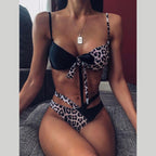 Solid Bikini Set Swimsuit Women Bikini Swimwear Female Halter Top Bathing Suit Swimming Wear Bikini High Cut Swimsuit High Waist Plus Size Summer Swimwear Stevvex