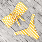 Solid Bikini Set Swimsuit Women Bikini Swimwear Female Halter Top Bathing Suit Swimming Wear Bikini High Cut Swimsuit High Waist Plus Size Summer Swimwear Stevvex