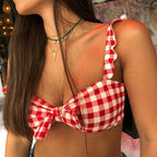 Solid Bikini Set Swimsuit Women Bikini Swimwear Female Halter Top Bathing Suit Swimming Wear Bikini High Cut Swimsuit High Waist Plus Size Summer Swimwear Stevvex