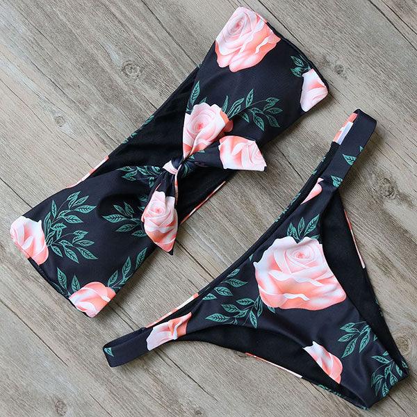 Solid Bikini Set Swimsuit Women Bikini Swimwear Female Halter Top Bathing Suit Swimming Wear Bikini High Cut Swimsuit High Waist Plus Size Summer Swimwear Stevvex