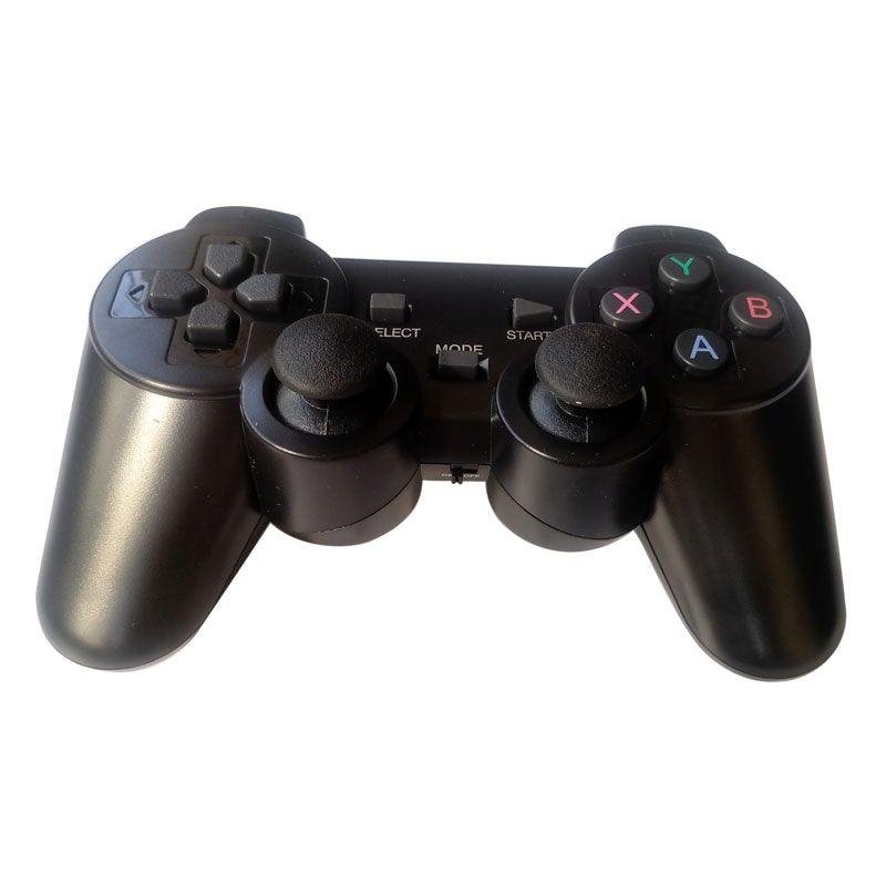 Solid Black 2.4G Wireless Joystick Game Controller Portable With Micro USB OTG Adapter Compatible With PC Laptop Tablet Stevvex