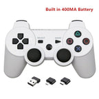 Solid Black 2.4G Wireless Joystick Game Controller Portable With Micro USB OTG Adapter Compatible With PC Laptop Tablet Stevvex