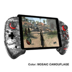 Solid Black Sustainable Wireless Bluetooth Joystick Gamepad Controller Compatible With Mobile Phones Smartphones Stevvex