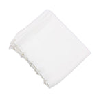Solid Chiffon Hijab with Delicate Beaded Edging Pearl-Embellished Wave (MH139)