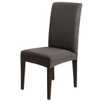 Solid Color Chair Cover Stretch Spandex Seat Cover For Office Wedding Banquet Hotel Home Chair Covers Banquet Chair Seat Protector Slipcover For Home Party Hotel Wedding Ceremony Stevvex