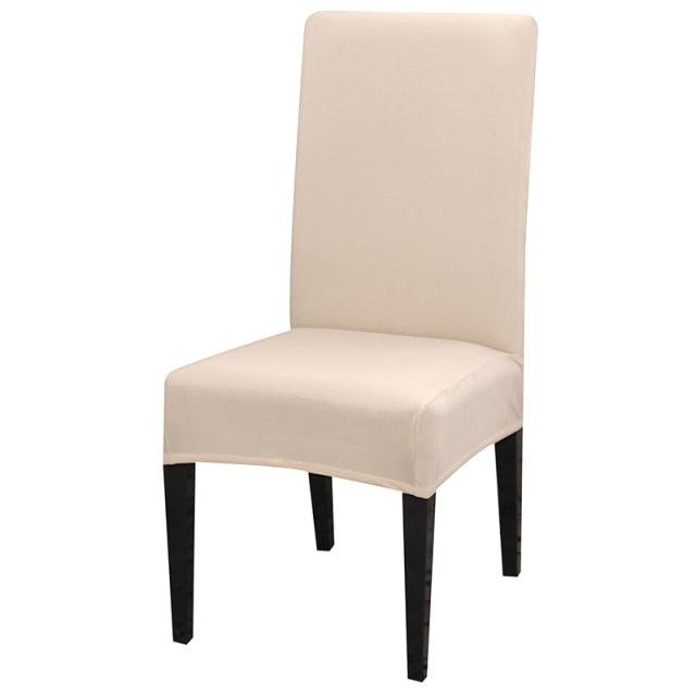 Solid Color Chair Cover Stretch Spandex Seat Cover For Office Wedding Banquet Hotel Home Chair Covers Banquet Chair Seat Protector Slipcover For Home Party Hotel Wedding Ceremony Stevvex