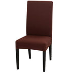 Solid Color Chair Cover Stretch Spandex Seat Cover For Office Wedding Banquet Hotel Home Chair Covers Banquet Chair Seat Protector Slipcover For Home Party Hotel Wedding Ceremony Stevvex