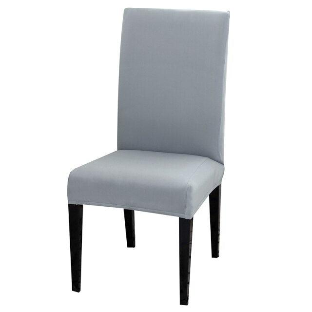 Solid Color Chair Cover Stretch Spandex Seat Cover For Office Wedding Banquet Hotel Home Chair Covers Banquet Chair Seat Protector Slipcover For Home Party Hotel Wedding Ceremony Stevvex