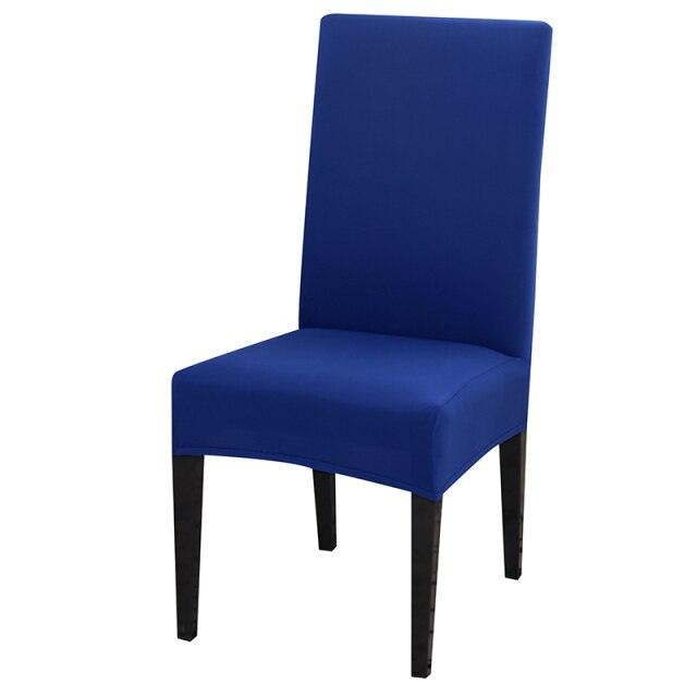 Solid Color Chair Cover Stretch Spandex Seat Cover For Office Wedding Banquet Hotel Home Chair Covers Banquet Chair Seat Protector Slipcover For Home Party Hotel Wedding Ceremony Stevvex