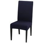 Solid Color Chair Cover Stretch Spandex Seat Cover For Office Wedding Banquet Hotel Home Chair Covers Banquet Chair Seat Protector Slipcover For Home Party Hotel Wedding Ceremony Stevvex