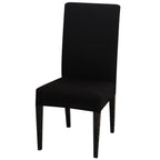 Solid Color Chair Cover Stretch Spandex Seat Cover For Office Wedding Banquet Hotel Home Chair Covers Banquet Chair Seat Protector Slipcover For Home Party Hotel Wedding Ceremony Stevvex
