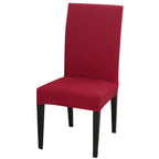 Solid Color Chair Cover Stretch Spandex Seat Cover For Office Wedding Banquet Hotel Home Chair Covers Banquet Chair Seat Protector Slipcover For Home Party Hotel Wedding Ceremony Stevvex