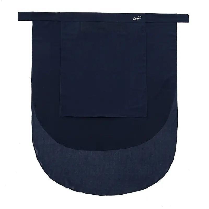 Solid Color Chiffon Hijab with Niqab (MH043) - SJB-DIAMOND ELITES