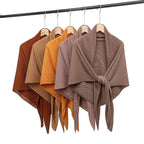 Solid Color Crinkle Chiffon Hijab - Lightweight Scarf for Women (MH040) - SJB-DIAMOND ELITES