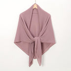 Solid Color Crinkle Chiffon Hijab - Lightweight Scarf for Women (MH040) - SJB-DIAMOND ELITES