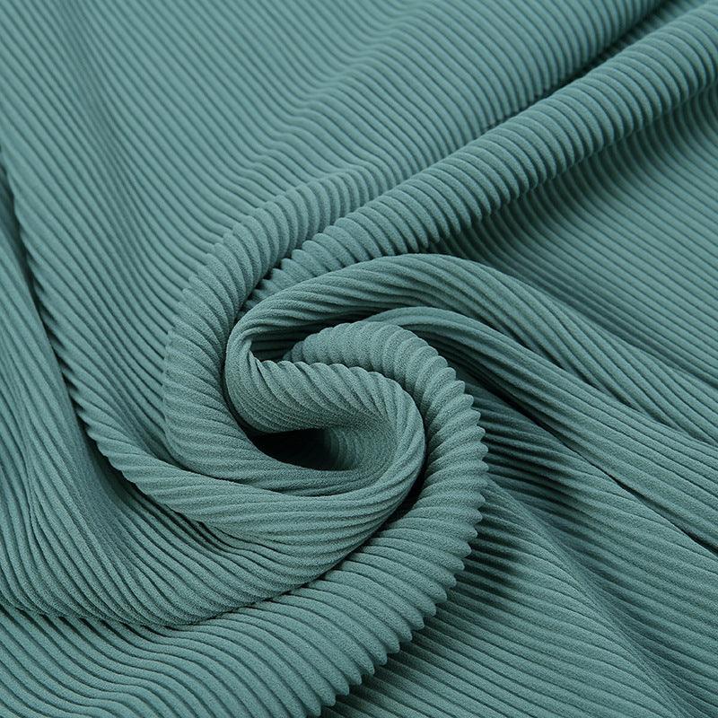 Solid Color Crinkle Chiffon Hijab - Lightweight Scarf for Women (MH040) - SJB-DIAMOND ELITES